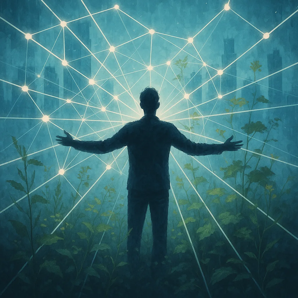 Menselijke verbinding en natuur doorbreken digitale controle.