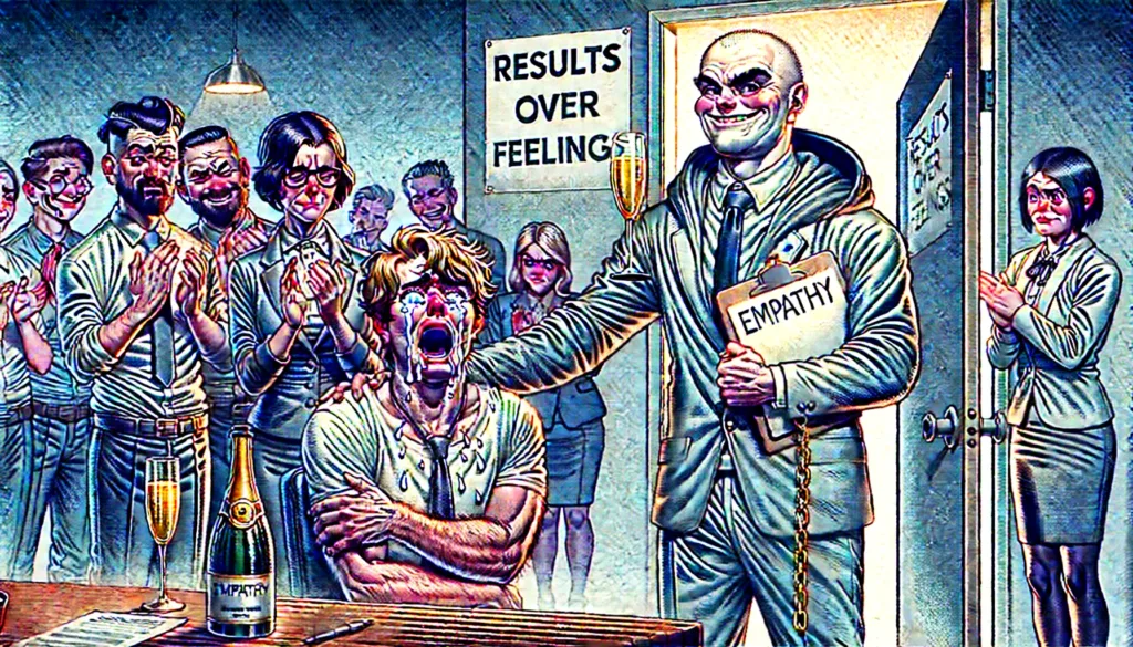 Empathische werknemer ontslagen, manager gevierd