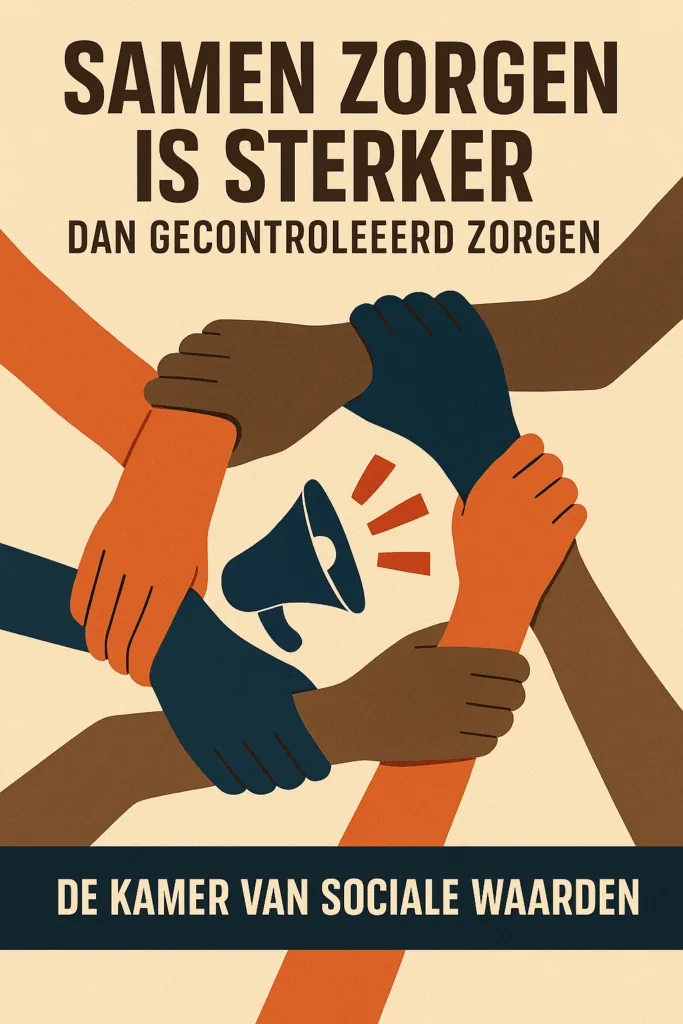 Netwerk van handen die elkaar optillen.