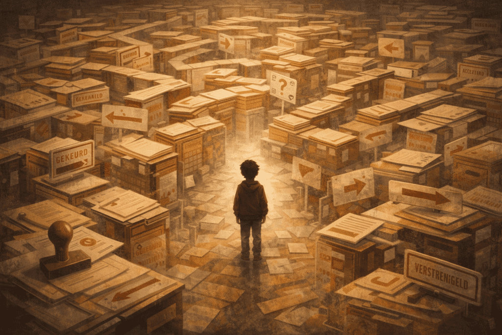 Kind verdwaald in doolhof van jeugdzorgdossiers en procedures