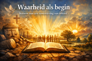 Waarheid als begin – bouwen aan een samenleving van inhoud