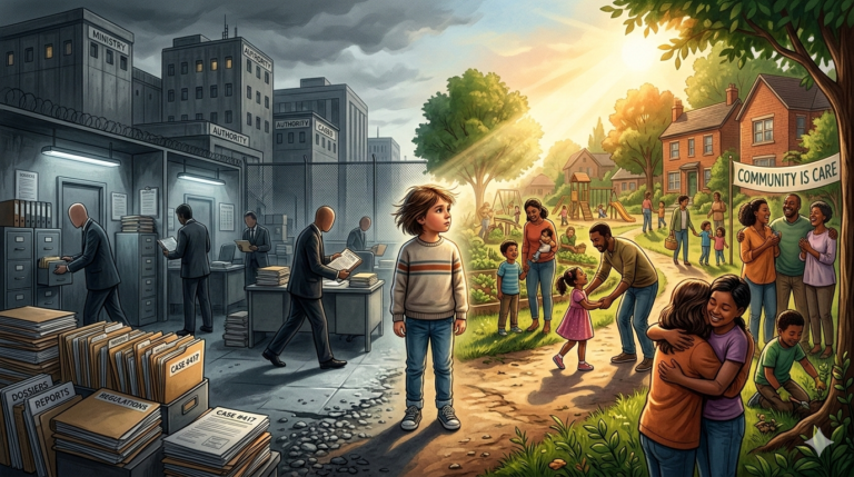 Kind tussen zorgsysteem en gemeenschap