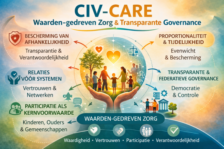 Infographic CIV-CARE waarden-gedreven zorg