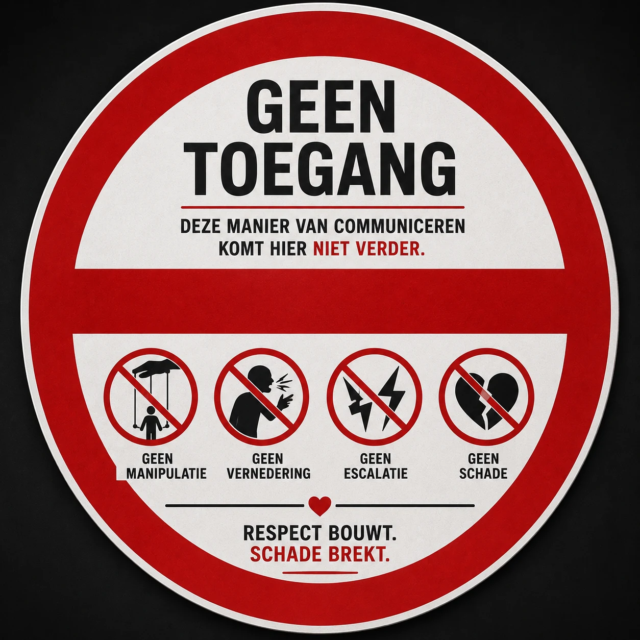 Concept Geen toegang