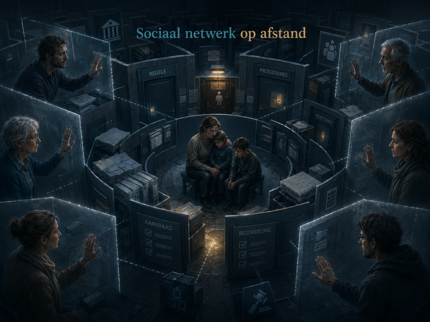 Sociaal netwerk op afstand