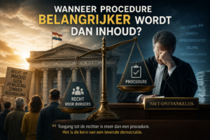 Wanneer procedure belangrijker wordt dan inhoud