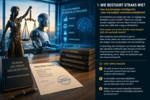 Wie bestuurt straks wie? Van kunstmatige intelligentie naar menselijke verantwoordelijkheid