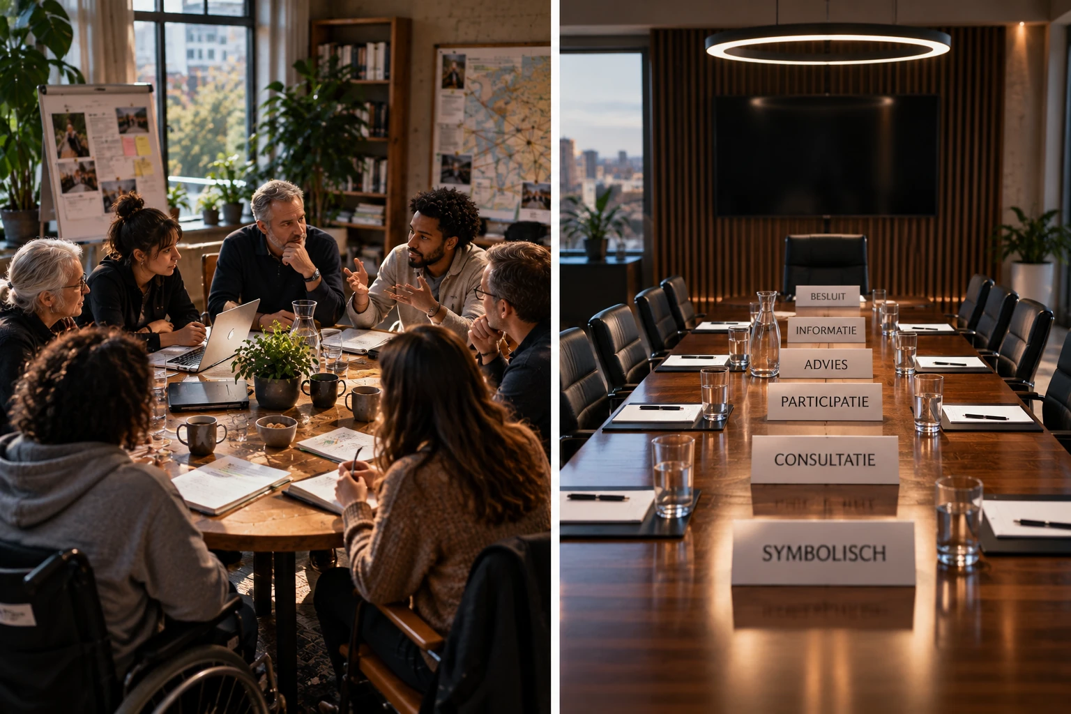 Werkelijke en symbolische participatie
