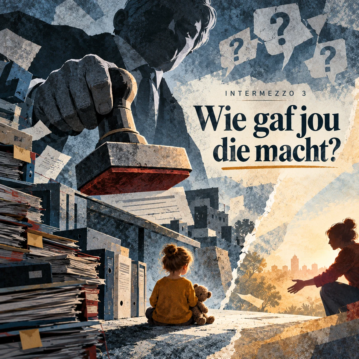 Cover voor intermezzo 3: Wie gaf jou die macht?